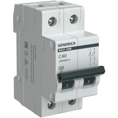 Автоматический выключатель GENERICA MVA21-2-040-C-G