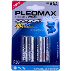 Батарейка Pleomax (AAA, 4 шт)