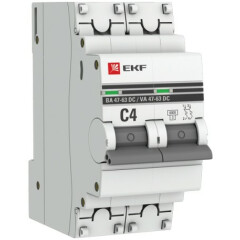 Автоматический выключатель EKF mcb4763-DC-2-04C-pro