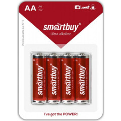 Батарейка SmartBuy LR6/4B (AA, 4 шт)