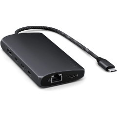 Док-станция Satechi USB-C Multiport Adapter V3 Midnight (ST-P8KED)