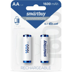 Аккумулятор SmartBuy AA/2BL (AA, NiMH, 1600mAh, 2 шт)