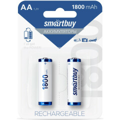 Аккумулятор SmartBuy AA/2BL (AA, NiMH, 1800mAh, 2 шт)