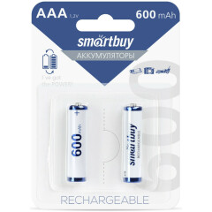 Аккумулятор SmartBuy AAA/2BL (AAA, NiMH, 600mAh, 2 шт)