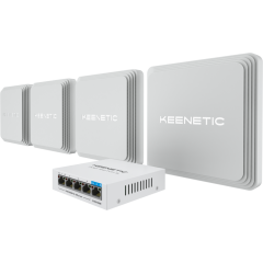 Mesh система Keenetic Orbiter Pro + Switch Kit (KN-KIT-012)