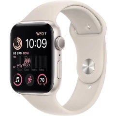 Умные часы Apple Watch SE 2 44mm Starlight Aluminum Case with Starlight Sport Band M/L (MRE53ZP/A)