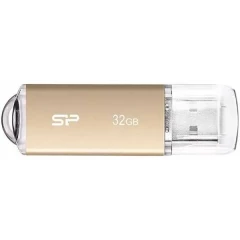 USB Flash накопитель 32Gb Silicon Power Ultima II I-series Gold (SP032GBUF2M01V1GB6)