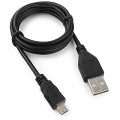 Кабель USB 2.0 A (M) - miniUSB B (M), 1м, Гарнизон GCC-USB2-AM5P-1M