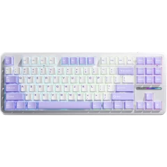 Клавиатура AULA F87 White-Purple