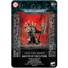 Миниатюра Games Workshop WH40K: Chaos Space Marines Master of Executions (2022)