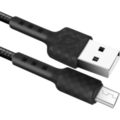 Кабель USB A (M) - microUSB B (M), 1м, Defender F181 Black