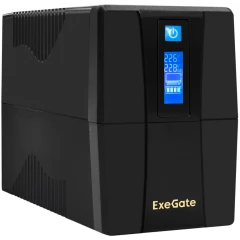 ИБП ExeGate SpecialPro Smart LLB-1000.LCD.AVR.2SH.RJ.USB