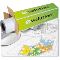 Бумага Technoevolab EVOLUTION PPC Premium EXTRA Paper (620 мм x 175 м, 75 г/м2)