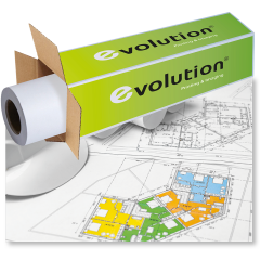 Бумага Technoevolab EVOLUTION PPC Premium EXTRA Paper (594 мм x 175 м, 80 г/м2)