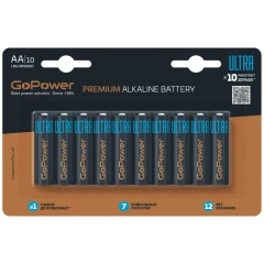 Батарейка GoPower ULTRA (AA, 10 шт)