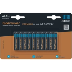 Батарейка GoPower ULTRA (AAA, 10 шт)