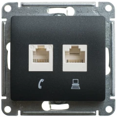 Розетка RJ-45 Systeme Electric GSL000785KK