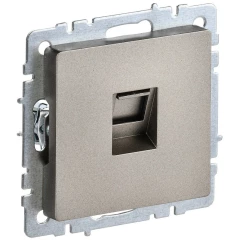 Розетка RJ-45 IEK BRITE BR-K10-1-K37