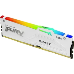 Оперативная память 16Gb DDR5 5600MHz Kingston Fury Beast White RGB (KF556C40BWA-16)