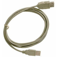 Кабель удлинительный USB 2.0 A (M) - A (F), 1.8м, Telecom TC6936-1.8M-GY