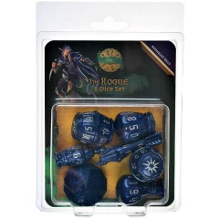 Набор кубиков Tabletop Tycoon PolyHero: Rogue 8 Dice Set Midnight Blue