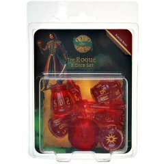 Набор кубиков Tabletop Tycoon PolyHero: Rogue 8 Dice Set Rakish Ruby