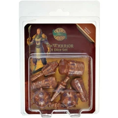 Набор кубиков Tabletop Tycoon PolyHero: Warrior 8 Dice Set Imperial Bronze