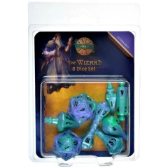 Набор кубиков Tabletop Tycoon PolyHero: Wizard 8 Dice Set Aether Mist