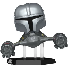 Фигурка Funko POP! Rides Super Deluxe The Mandalorian in N-1 Starfighter with R5-D4