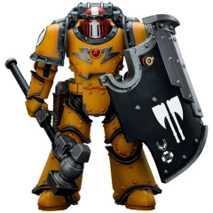 Фигурка JOYTOY Warhammer 30K Imperial Fists Legion MkIII Breacher Squad Sergeant with Thunder Hammer