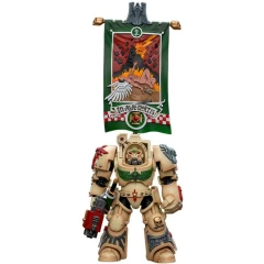 Фигурка JOYTOY Warhammer 40K Dark Angels Deathwing Ancient with Company Banner