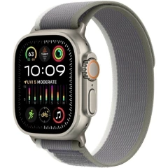 Умные часы Apple Watch Ultra 2 49mm Titanium Case with Green/Gray Trail Loop M/L (MRF43LW/A)