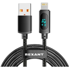 Кабель USB - Lightning, 1м, Rexant 18-7062