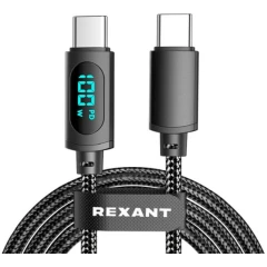 Кабель USB Type-C - USB Type-C, 1м, Rexant 18-7074