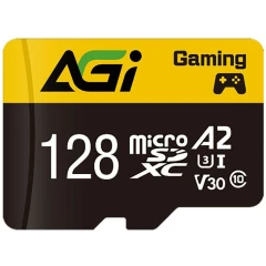 Карта памяти 128Gb MicroSD AGI TF138 + SD адаптер