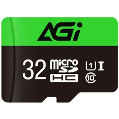 Карта памяти 32Gb MicroSD AGI TF138 + SD адаптер