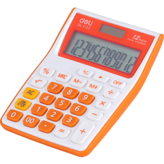 Калькулятор Deli E1122 Orange