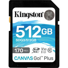 Карта памяти 512Gb SD Kingston (SDG3/512GB)