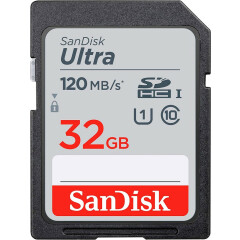 Карта памяти 32Gb SD SanDisk Ultra (SDSDUN4-032G-GN6IN)