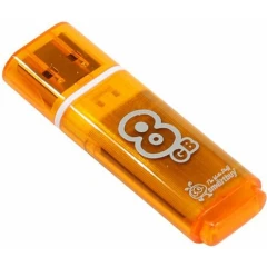 USB Flash накопитель 8Gb SmartBuy Glossy Orange (SB8GBGS-Or)