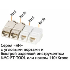 Вставка RJ-45 NIKOMAX NMC-KJSE2-AN-MT