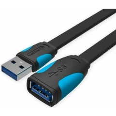 Кабель удлинительный USB 3.0 A (M) - A (F), 1.5м, Vention VAS-A13-B150