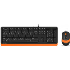 Клавиатура + мышь A4Tech Fstyler F1010 Black/Orange