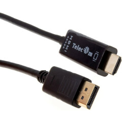 Кабель DisplayPort (M) - HDMI (M), 1.8м, Telecom TA811-1.8M