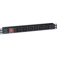 Блок розеток Exegate PDU-19H012 Al-6C19-C20-SW