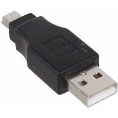 Переходник USB 2.0 A (M) - miniUSB (M), 3Cott 3C-USBAM-MINI-USB5PM-AD26