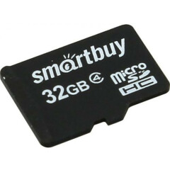 Карта памяти 32Gb MicroSD SmartBuy (SB32GBSDCL4-00)