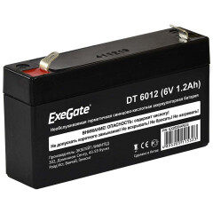 Аккумуляторная батарея Exegate DT 6012