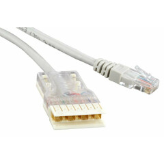 Патч-корд Hyperline PC-110-RJ45-4P-C5e-3M-LSZH-GY, 3м