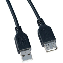 Кабель удлинительный USB-A (M) - A (F), 5м, Perfeo U4505